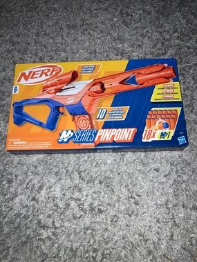 Nerf N-Series Elite Pinpoint Blaster - Orange & Blue large scope new